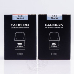 Картридж Uwell Caliburn G3 Cartridge  2.5ml/3ml для G3, GK3, G3 Lite, G3 Pro, GK3 Pro, G4, G4 Mini, G4 Pro, G4 Pro Koko