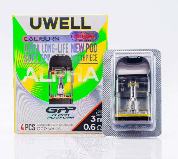 Картридж Uwell Caliburn GPP Alpha Cartridge 3ml для багаторазової POD системи Caliburn G5/G5 Koko/G5 Lite /G5 Lite SE/G5 Lite Koko G4, G4 Mini, G4 Pro, G3, GK3, G3 ECO, G3 Lite, G3 Pro, GK3 Pro, G4, G4 Pro, G4 Mini Картридж Uwell Caliburn GPP Alpha Cartridge 3ml для багаторазової POD системи Caliburn G5/G5 Koko/G5 Lite /G5 Lite SE/G5 Lite Koko G4, G4 Mini, G4 Pro, G3, GK3, G3 ECO, G3 Lite, G3 Pro, GK3 Pro, G4, G4 Pro, G4 Mini