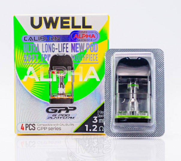 Картридж Uwell Caliburn GPP Alpha Cartridge 3ml для багаторазової POD системи Caliburn G5/G5 Koko/G5 Lite /G5 Lite SE/G5 Lite Koko G4, G4 Mini, G4 Pro, G3, GK3, G3 ECO, G3 Lite, G3 Pro, GK3 Pro, G4, G4 Pro, G4 Mini Картридж Uwell Caliburn GPP Alpha Cartridge 3ml для багаторазової POD системи Caliburn G5/G5 Koko/G5 Lite /G5 Lite SE/G5 Lite Koko G4, G4 Mini, G4 Pro, G3, GK3, G3 ECO, G3 Lite, G3 Pro, GK3 Pro, G4, G4 Pro, G4 Mini