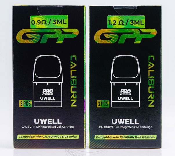 Картридж Uwell GPP Pod Cartridge 3ml для багаторазової POD системи Caliburn G4, G4 Mini, G4 Pro, G3, GK3, G3 ECO, G3 Lite, G3 Pro, GK3 Pro, G4, G4 Pro, G4 Mini