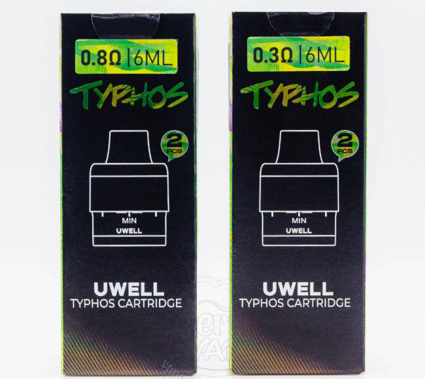 Картридж Uwell Typhos Pod Cartridge 6ml для багаторазової POD системи Typhos