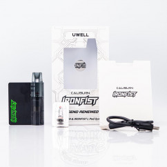 Uwell Caliburn & IronFist L Pod System Kit Matte Black