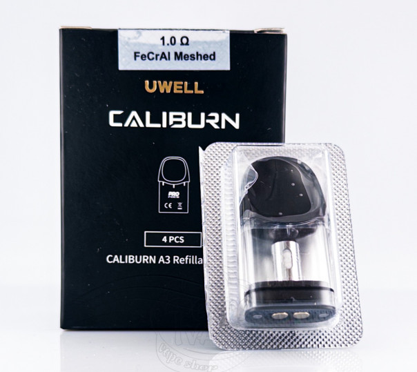 Картридж Uwell Caliburn A3 1.0 Ом для багаторазової POD системи Caliburn A3, A3S, AK3 Pod Kit 2ml