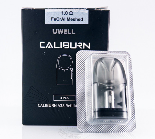 Картридж Картридж Uwell Caliburn A3S 1.0 Ом для багаторазової POD системи Caliburn A3, A3S, AK3 Pod Kit 2ml