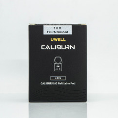 Картридж Uwell Caliburn A3/A3S для Caliburn A3, A3S, AK3 Pod Kit 2ml