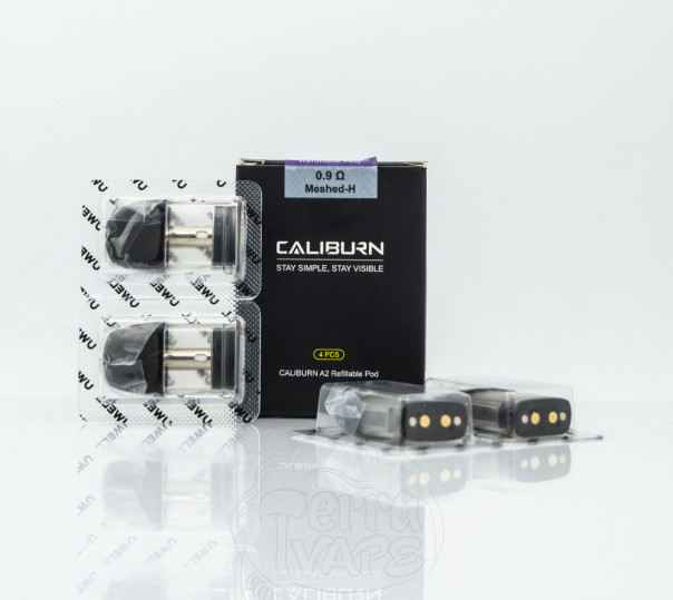 Картридж Uwell Caliburn A2 Pod Cartridge 2ml для багаторазової POD системи Caliburn A2, AK2, A2S Pod Kit Картридж Uwell Caliburn A2 Pod Cartridge 2ml для багаторазової POD системи Caliburn A2, AK2, A2S Pod Kit