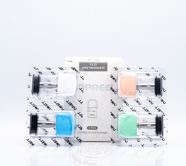 Картридж для багаторазової POD системи Uwell Popreel P1 Pod Kit 2ml Картридж для багаторазової POD системи Uwell Popreel P1 Pod Kit 2ml