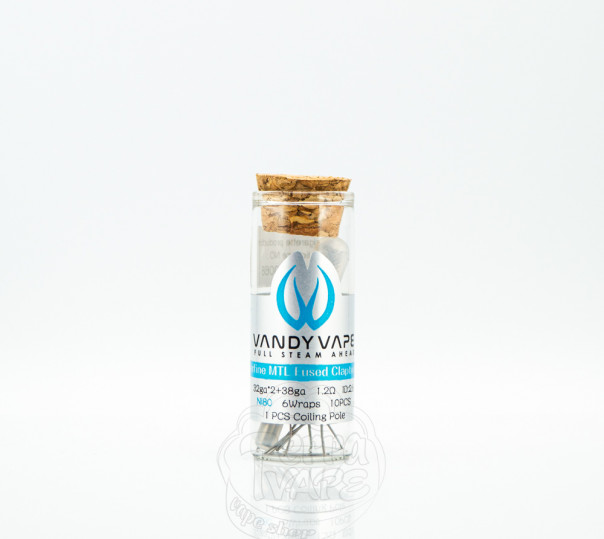 Спіралі для вейпа Vandy Vape Superfine MTL Fused Clapton Coil 10 штук