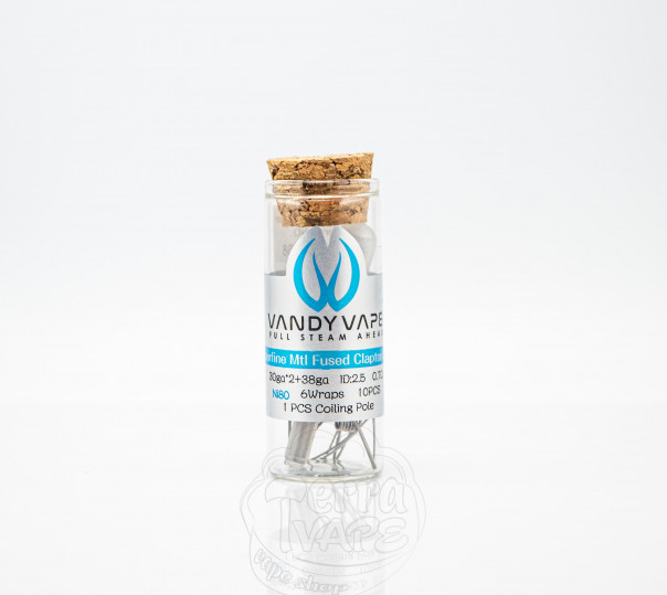 Спіралі для вейпа Vandy Vape Superfine MTL Fused Clapton Coil 10 штук