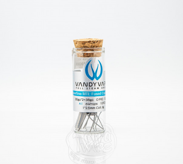 Спіралі для вейпа Vandy Vape Superfine MTL Fused Clapton Coil 10 штук