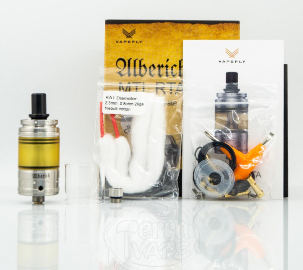Vapefly Alberich MTL RTA Обслуживаемый бак Vapefly Alberich MTL RTA Обслуживаемый бак