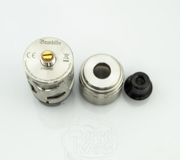 Vapefly Brunhilde MTL RTA SS Обслуговуваний бак Vapefly Brunhilde MTL RTA SS Обслуговуваний бак
