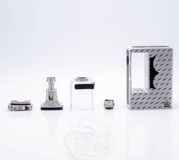 Vaperz Cloud X MNCH XR-80 DNA80c Boro Kit Raw Silver Багаторазова АІО система
