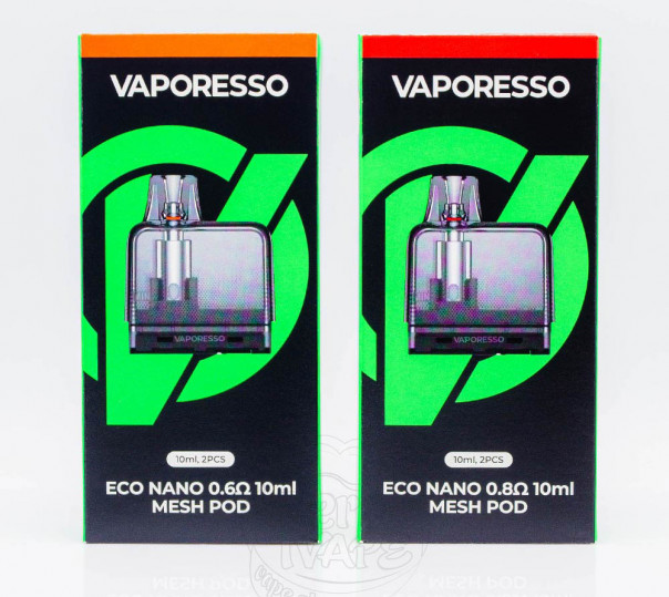 Картридж Vaporesso Eco Nano Pod Cartridge 6ml/10ml для многоразовой POD системы Eco Nano / 2 / Pro / Plus Kit