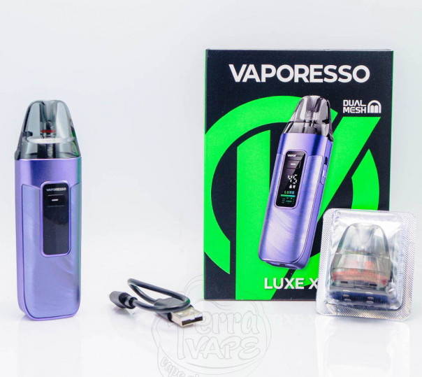 Vaporesso Luxe X3 Pod Mod Kit 2600mAh Fluid Blue Багаторазова POD система