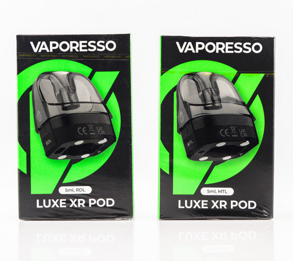 Порожній картридж Vaporesso Luxe XR Empty Pod 5ml для багаторазової POD системи Luxe XR / XR Max / 2 / X Pro Pod Kit