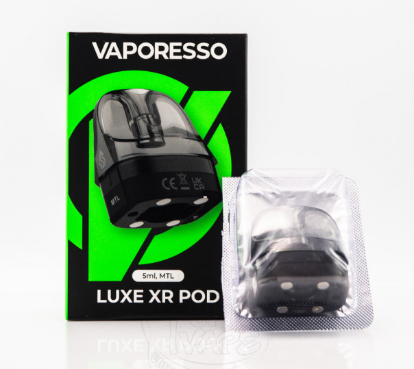 Порожній картридж Vaporesso Luxe XR Empty Pod 5ml для багаторазової POD системи Luxe XR / XR Max / 2 / X Pro Pod Kit