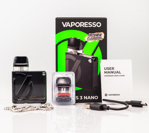 Vaporesso Xros 3 Nano Pod Kit 1000mAh Багаторазова POD система