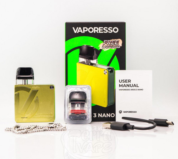 Vaporesso Xros 3 Nano Pod Kit 1000mAh Багаторазова POD система