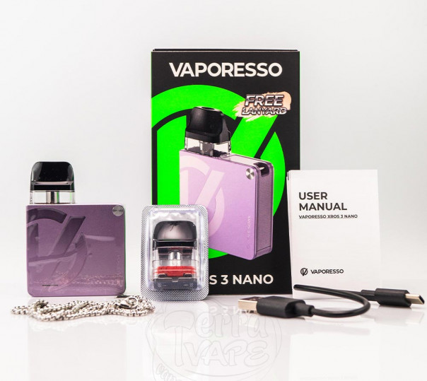 Vaporesso Xros 3 Nano Pod Kit 1000mAh Багаторазова POD система