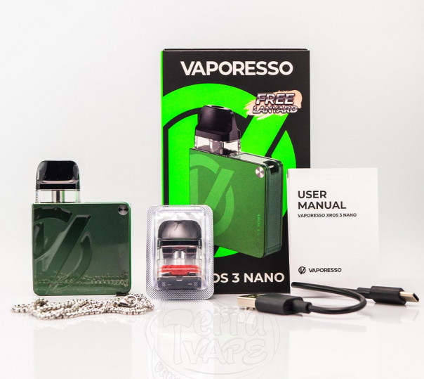 Vaporesso Xros 3 Nano Pod Kit 1000mAh Багаторазова POD система