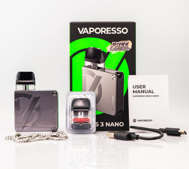 Vaporesso Xros 3 Nano Pod Kit 1000mAh Багаторазова POD система