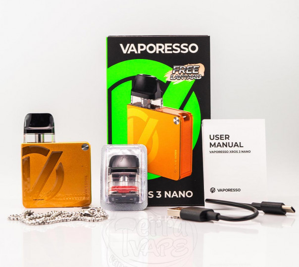 Vaporesso Xros 3 Nano Pod Kit 1000mAh Багаторазова POD система