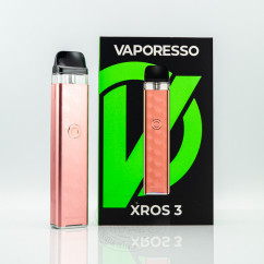 Vaporesso XROS 3 Pod System Kit Peach Pink POD система