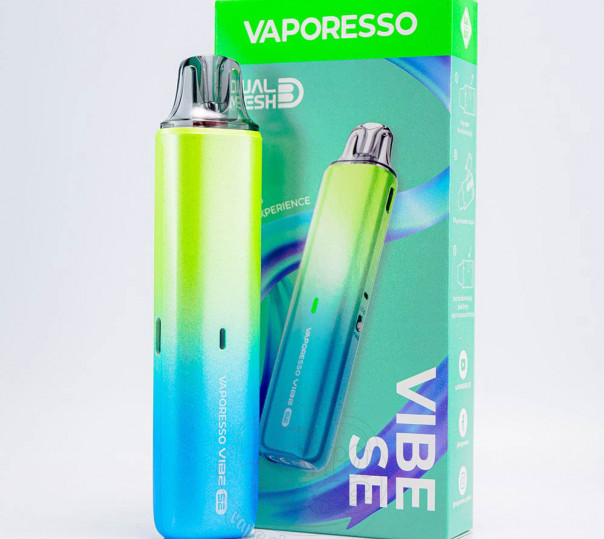 Vaporesso Vibe SE Pod System Kit 1100mAh Frozen Mint Багаторазова POD система Vaporesso Vibe SE Pod System Kit 1100mAh Frozen Mint Багаторазова POD система