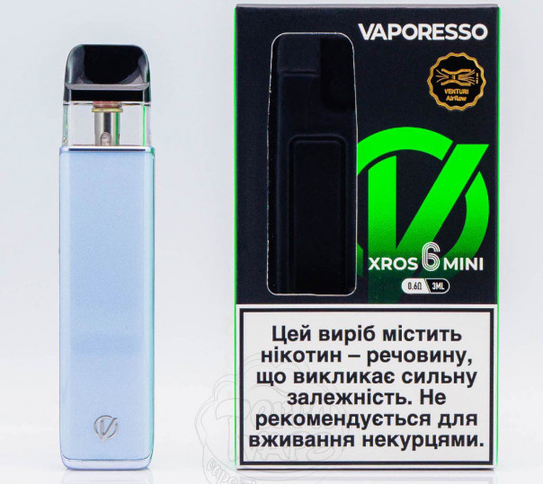 Vaporesso Xros 6 Mini Pod Kit 1600mAh Многоразовая POD система