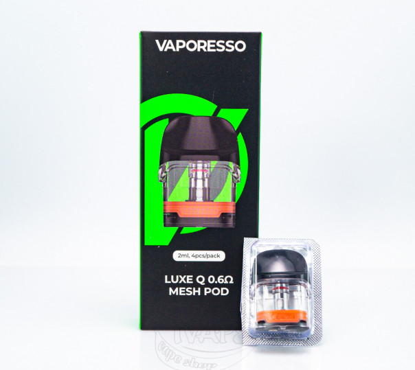 Картридж Vaporesso Luxe Q Mesh Pod 0.6 Ом 2ml для багаторазової POD системи Luxe QS, Q2, Q2 SE Pod Kit