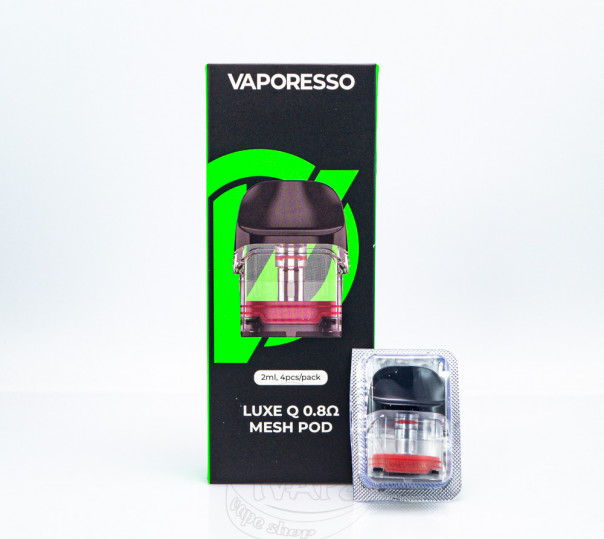 Картридж Vaporesso Luxe Q Mesh Pod для багаторазової POD системи Luxe QS, Q2, Q2 SE Pod Kit