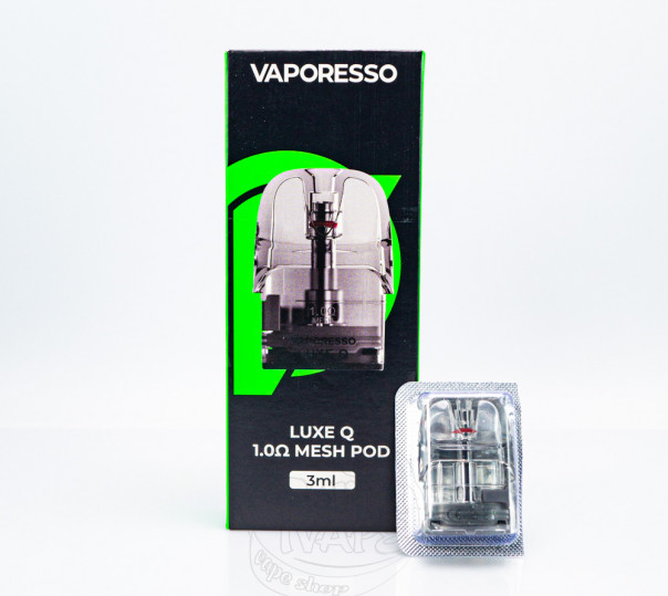 Картридж Vaporesso Luxe Q Mesh Pod для багаторазової POD системи Luxe QS, Q2, Q2 SE Pod Kit