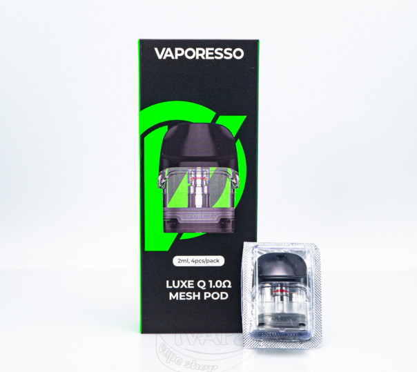 Картридж Vaporesso Luxe Q Mesh Pod 1.0 Ом 2ml для багаторазової POD системи Luxe QS, Q2, Q2 SE Pod Kit