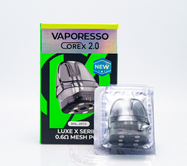 Картридж Vaporesso Luxe X Series (Corex 2.0) 5ml 0.6 Ом для багаторазової POD системи Luxe X, X Pro, XR, XR Max / 2, X2 Pod Kit