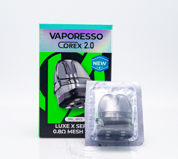 Картридж Vaporesso Luxe X Series (Corex 2.0) 5ml 0.8 Ом для багаторазової POD системи Luxe X, X Pro, XR, XR Max / 2, X2 Pod Kit