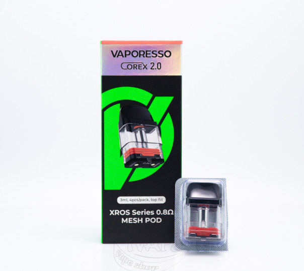 Картридж Vaporesso XROS Series (Corex 2.0 / 3.0) для багаторазової POD системи Xros, Mini, Nano, 3, 3 Mini, 3 Nano, 2, Pro, Cube, 4, 4 Mini, 4 Nano, 5, 5 Mini 2ml/3ml