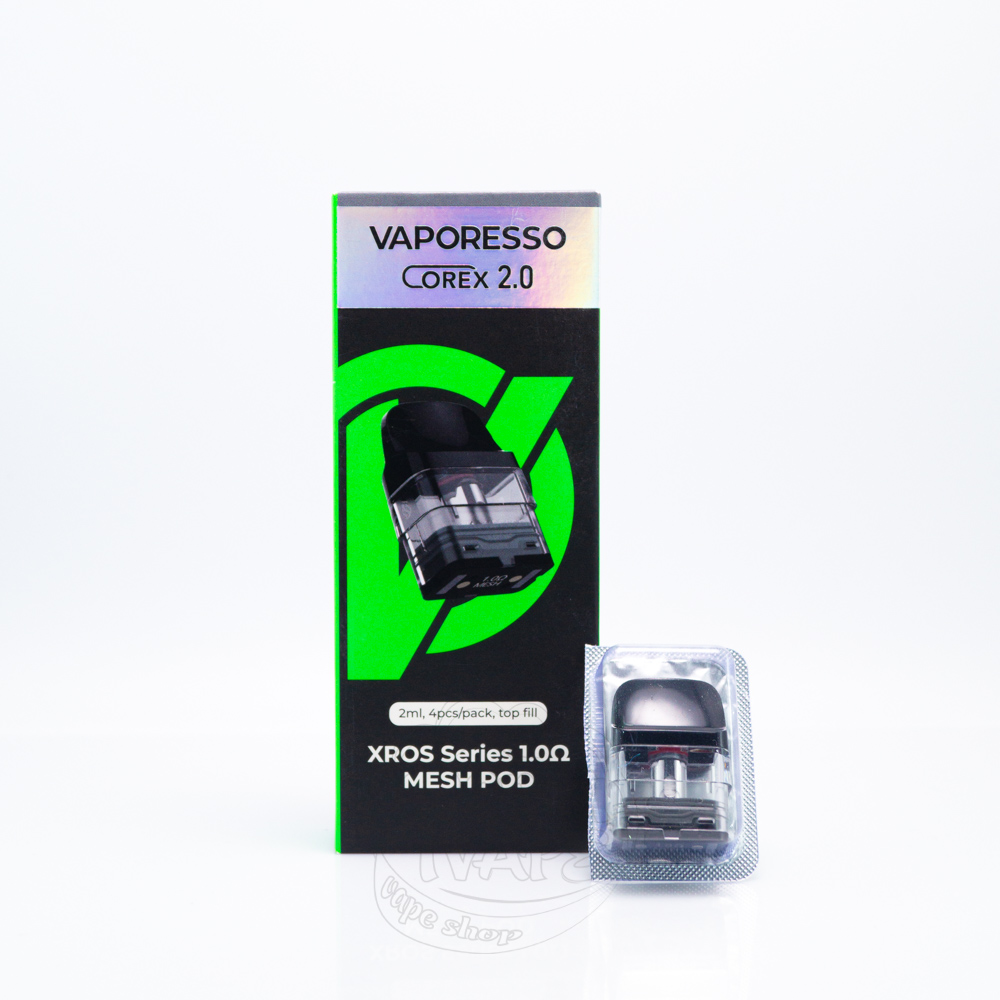 Vaporesso XROS Series (Corex 2.0) 1.0  2ml   POD   Xros, Mini, Nano, 3, 3 Mini, 3 Nano, 2, Pro, Cube, 4, 4 Mini, 4  Nano, 5, 5 Mini