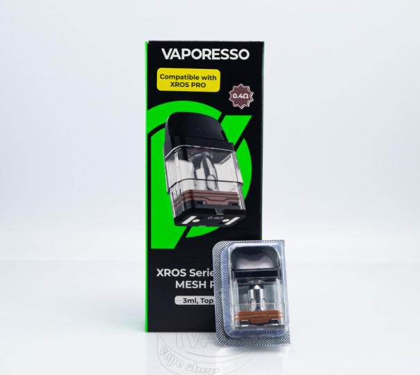Картридж Vaporesso XROS Series (Corex 2.0) 0.4 Ом 3ml для багаторазової POD системи Xros Pro, 4, 4 Mini, 4 Nano, 5, 5 Mini