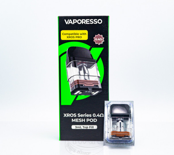 Картридж Vaporesso XROS Series (Corex 2.0 / 3.0) для багаторазової POD системи Xros, Mini, Nano, 3, 3 Mini, 3 Nano, 2, Pro, Cube, 4, 4 Mini, 4 Nano, 5, 5 Mini 2ml/3ml