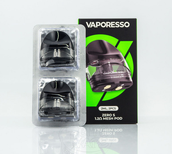 Картридж Vaporesso Zero Mesh Pod 2ml 1.2 Ом для багаторазової POD системи Zero, 2, S Pod Kit