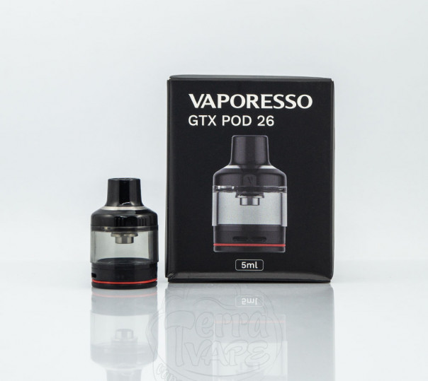 Порожній картридж GTX 26 Empty Cartridge 5ml для електронної сигарети GTX GO 80, Luxe 80, Luxe 80S Kit