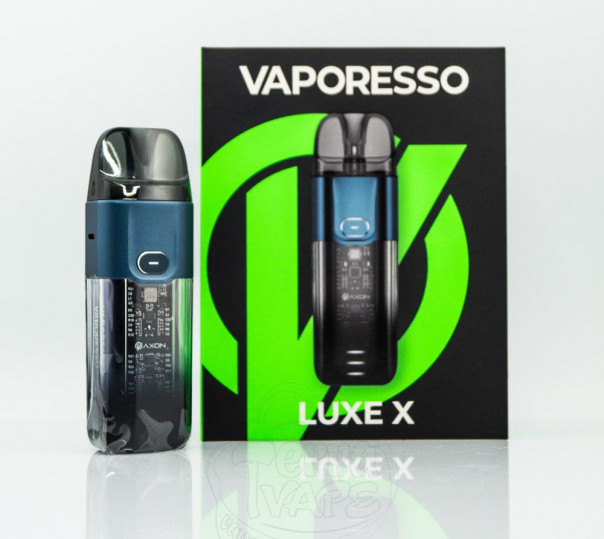 Vaporesso Luxe X Pod Kit 1500mAh Багаторазова POD система Vaporesso Luxe X Pod Kit 1500mAh Багаторазова POD система