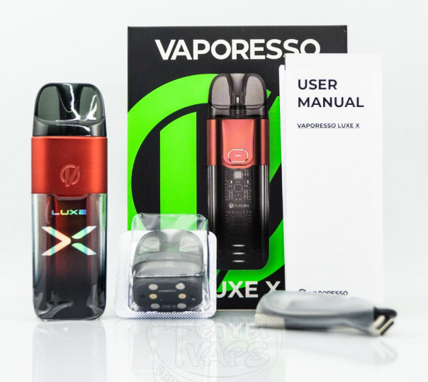 Vaporesso Luxe X Pod Kit 1500mAh Багаторазова POD система Vaporesso Luxe X Pod Kit 1500mAh Багаторазова POD система