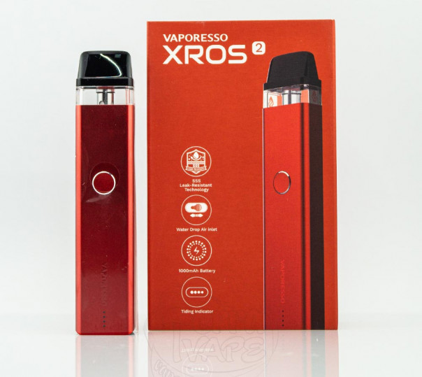 Vaporesso XROS 2 Pod Kit 1000mAh Многоразовая POD система Vaporesso XROS 2 Pod Kit 1000mAh Многоразовая POD система