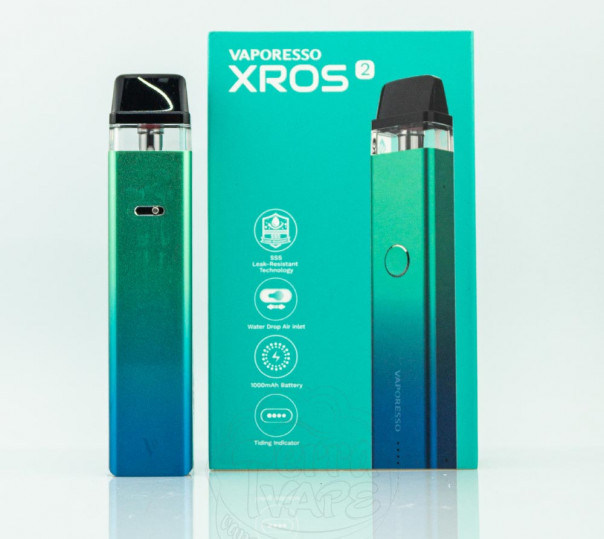 Vaporesso XROS 2 Pod Kit 1000mAh Многоразовая POD система Vaporesso XROS 2 Pod Kit 1000mAh Многоразовая POD система