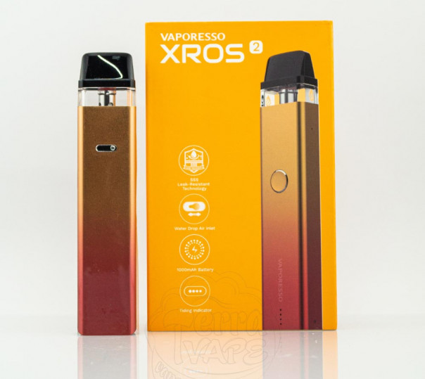 Vaporesso XROS 2 Pod Kit 1000mAh Многоразовая POD система Vaporesso XROS 2 Pod Kit 1000mAh Многоразовая POD система