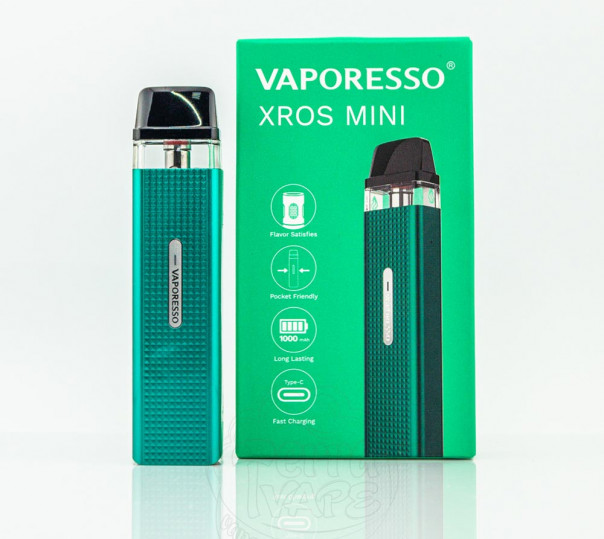 Vaporesso XROS Mini Pod Kit 1000mAh Багаторазова POD система Vaporesso XROS Mini Pod Kit 1000mAh Багаторазова POD система