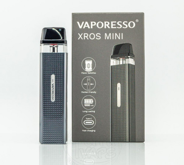 Vaporesso XROS Mini Pod Kit 1000mAh Багаторазова POD система Vaporesso XROS Mini Pod Kit 1000mAh Багаторазова POD система
