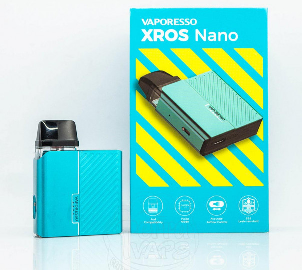 Vaporesso XROS Nano Pod Kit 1000mAh Многоразовая POD система Vaporesso XROS Nano Pod Kit 1000mAh Многоразовая POD система